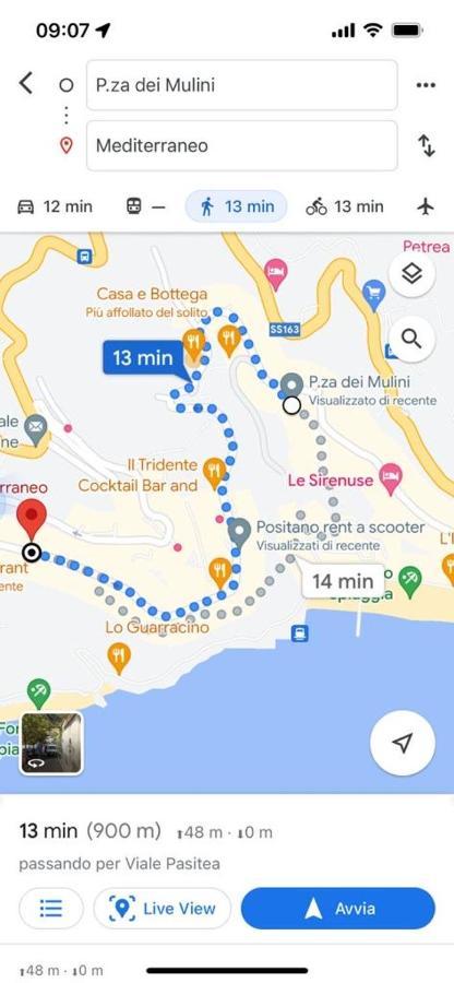 Casa Coppelia B&B 波西塔諾 外观 照片